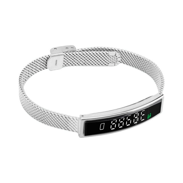 Bracelet Intelligent Intelligent Traqueur de Mise en Forme 5.3 Bracelet de Suivi de Santé Étanche pour Course et Vélo avec Application
