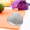 thumbnail image 3 of Nettoyage pour Cuisine et Extérieur Réduction des Odeurs - Savon en Acier Inoxydable en Forme de Cœur Réducteur d'Odeur Compatible Lave-Vaisselle Polyvalent pour Ail Oignons Pêche Randonnée, 3 of 6