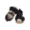 thumbnail image 2 of Seyurigaoka Infant Baby Girls Lovely Casual Beach Sandals, Flower Patchwork Bandage Soft Sole Non-Slip Princess Flat Shoes, 2 of 7