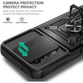 thumbnail image 3 of Nagebee Phone Case Compatible for Samsung Galaxy A14 5G with Tempered Glass Screen Protector (Full Coverage), Full-Body Camera Cover Protective Military-Grade, Magnetic Car Mount Ring Holder (Black), 3 of 7