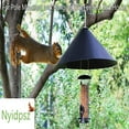 thumbnail image 2 of POINTERTECK Squirrel Proof Baffle Wrap Around Smooth Bird Feeder Baffle Weather Resistant Bird Feeder Guard Garden Decoration for, 2 of 6