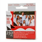 Photo Corner Mount - Black - 250 Pieces