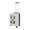 White, variant on South Park 22.5 Inch Carry On Luggage, Stan, Kyle, Cartman and Kenny Hardshell Rolling Suitcase with Spinner Wheels, White