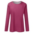 thumbnail image 4 of LYEAA Long Sleeve Tunic Tops for Women Scoop Necks Warm Shirts Stylish Solid Winter Pullover Comfortable Dressy Casual Outfits Loose Lightweight Clothes XXL, 4 of 5