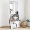 thumbnail image 2 of NeuType Silver Floor Mirror with Stand Large Full Length Mirror Modern Wall Mounted Mirror 65"x22", 2 of 7