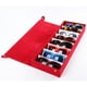 thumbnail image 5 of Jumpingount Caja de almacenamiento, pantalla de 8 rejillas, sólida, duradera, práctica, soporte para gafas de sol, funda multifunción, decoración, Cadenas y cordones para anteojos Rojo Jumpingount AP015629-01, 5 of 6