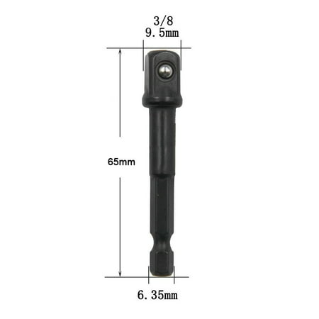 

BCLONG Socket Adapter 3/8 1/2In Nut Driver Sockets For Screwdriver Driver