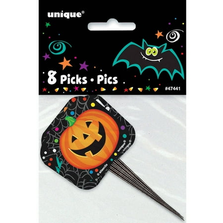 pumpkin pals halloween toothpicks 8 count