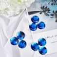 thumbnail image 5 of 50Pcs 30mm Flat Back Round Acrylic Rhinestone Self-Adhesive Plastic Circle Gems Stick On Jewels(Blue) for Costume Making Cosplay Jewels Invitation Crafts Bling Christmas Decor, 5 of 9