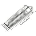 thumbnail image 2 of Boreal Craft Stainless Steel Grater Multifunctional Cheese Handheld Grinder With Container For Fruits Garlic Nut And Vegetables Spoon Left Handed Potato Peeler Peeler And Can Opener Teal Potato, 2 of 7