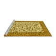 thumbnail image 2 of Ahgly Company Machine Washable Indoor Round Persian Yellow Traditional Area Rugs, 8' Round, 2 of 4