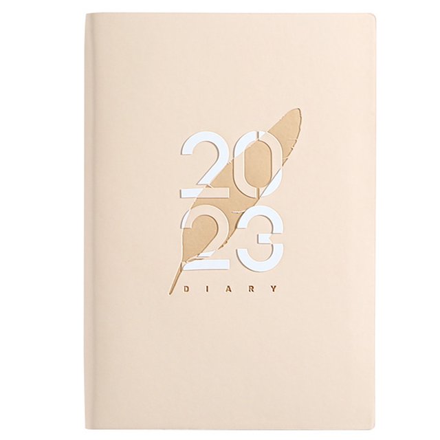 Planificador Levamdar 2023 Agenda de bloc de notas amarillo 12 meses