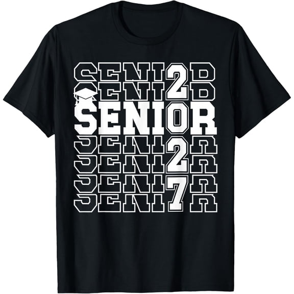 Senior 2027 Class Of 2027 Graduation Senior Grad 2027 T-Shirt Unisex S-5XL Hot Trending Shirt Birthday Gift