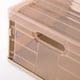thumbnail image 3 of Cateissary Caja de almacenamiento plegable rosa/gris azul/caqui, caja de almacenamiento para organización de viajes de coche con tapa, Almacenamiento y organización del hogar caqui, 3 of 6