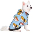 thumbnail image 2 of Disketp Kawaii Sushi Dog Hoodie Dog Clothes with Hat, Pet Winter Clothes Warm Hoodies Coat for Small Dogs-Medium, 2 of 7