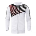 thumbnail image 1 of Qertyioot Man Long Sleeve Zipper Pockets Drawstring Hooded Fitness Sports Cardigan, 1 of 5