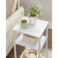 thumbnail image 4 of Mesa auxiliar VASAGLE ULET273W14 blanca para sala de estar, dormitorio, 4 of 9