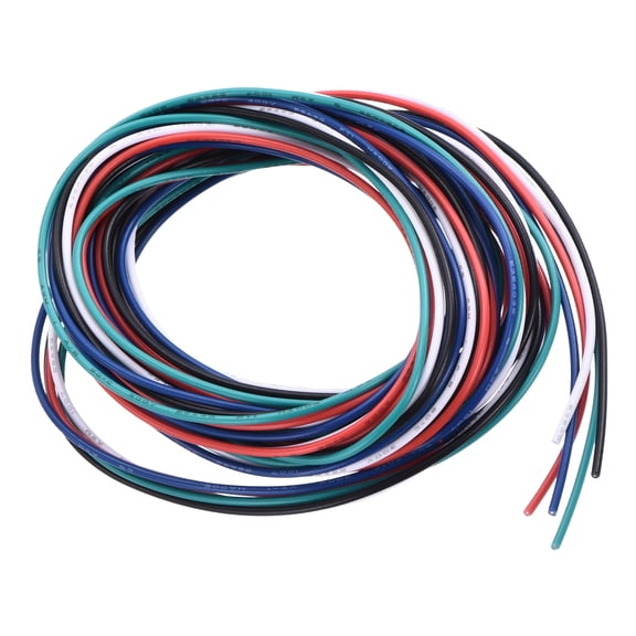 28 Gauge Hookup Wire 1.5m/5ft 28AWG Flexible Electrical Wire Tinned Copper Stranded 5 Color, 1mm