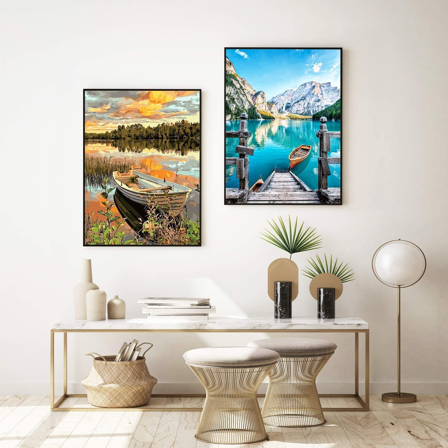 Oil Painting by Numbers Canvas for Adults and Kids – Zenwell Gadgets