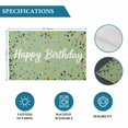 thumbnail image 6 of Happy Birthday Placemats Set of 4, Sage Green Modern Abstract Art Placemats for Dining Table, Place Mats for Kitchen Tabletop, Waterproof Wipeable Dining Table Mats Set, 6 of 9