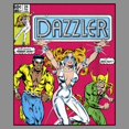 thumbnail image 2 of Women's Marvel Dazzler Power-Man and Iron Fist Comic Book Cover Racerback Tank Top, 2 of 4