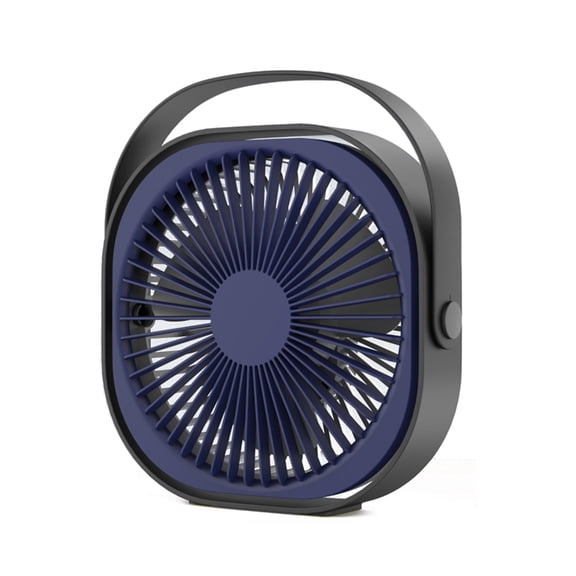 Zeiwohndc 5V 3W 6inch Desktop Mute Electric Fan USB Charging 3 Geras 4000mAh Battery Fan