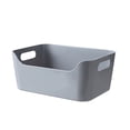 thumbnail image 1 of Inteprter Almacenamiento con cesta organizadora de plástico duradera de larga duración, cesta portátil de PP, caja organizadora fácil y Almacenamiento y organización del hogar gris, 1 of 6