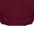 thumbnail image 5 of Creative Knitwear Infant Long Sleeve Button Down Dress Shirt- , Maroon, Sizes: 0/3m - 6/9m, 5 of 7