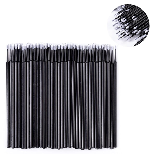 Cepillos microaplicadores desechables para extensiones de pestañas, paquete de 400 unidades