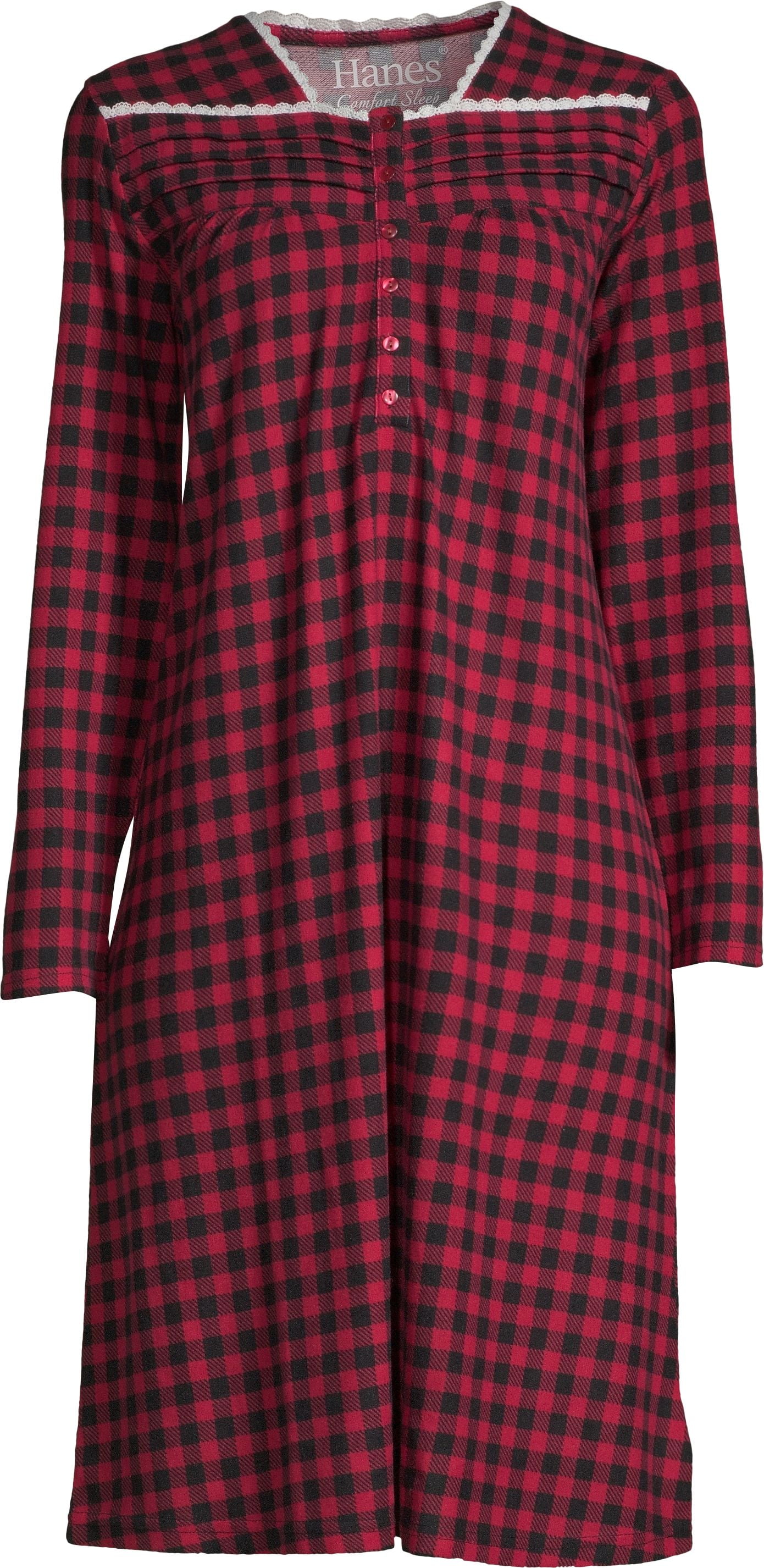 Hanes Women’s Long Sleeve Sleep Gown