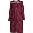 thumbnail image 4 of Hanes Women’s Long Sleeve Sleep Gown, 4 of 5