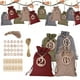 thumbnail image 2 of Conjunto de 24 Bolsas de Regalo Numeradas para Calendario de Adviento de Navidad para Niños - Bolsa de Almacenamiento de Dulces para Accesorios de Calendario de Navidad, 2 of 4