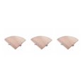 thumbnail image 3 of Redempat Bird Platforms Fan Shape Birds Cage Perch Stand Rack Toy for Parrot Hamster Small Animals Exercise Toys 3 Sizes 10*10cm 3Set, 3 of 6