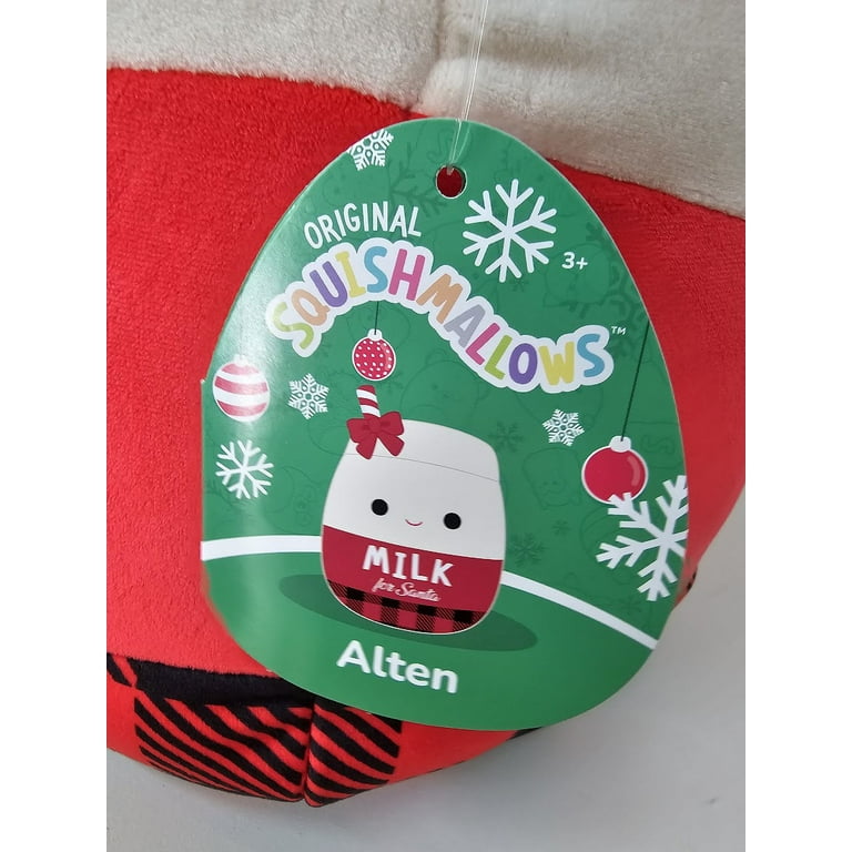 Squishmallow Official Kellytoys 16 Inch Alten the Cup Of Milk For Santa  Food Christmas Edition Ultimate Soft Plush Stuffed Toy