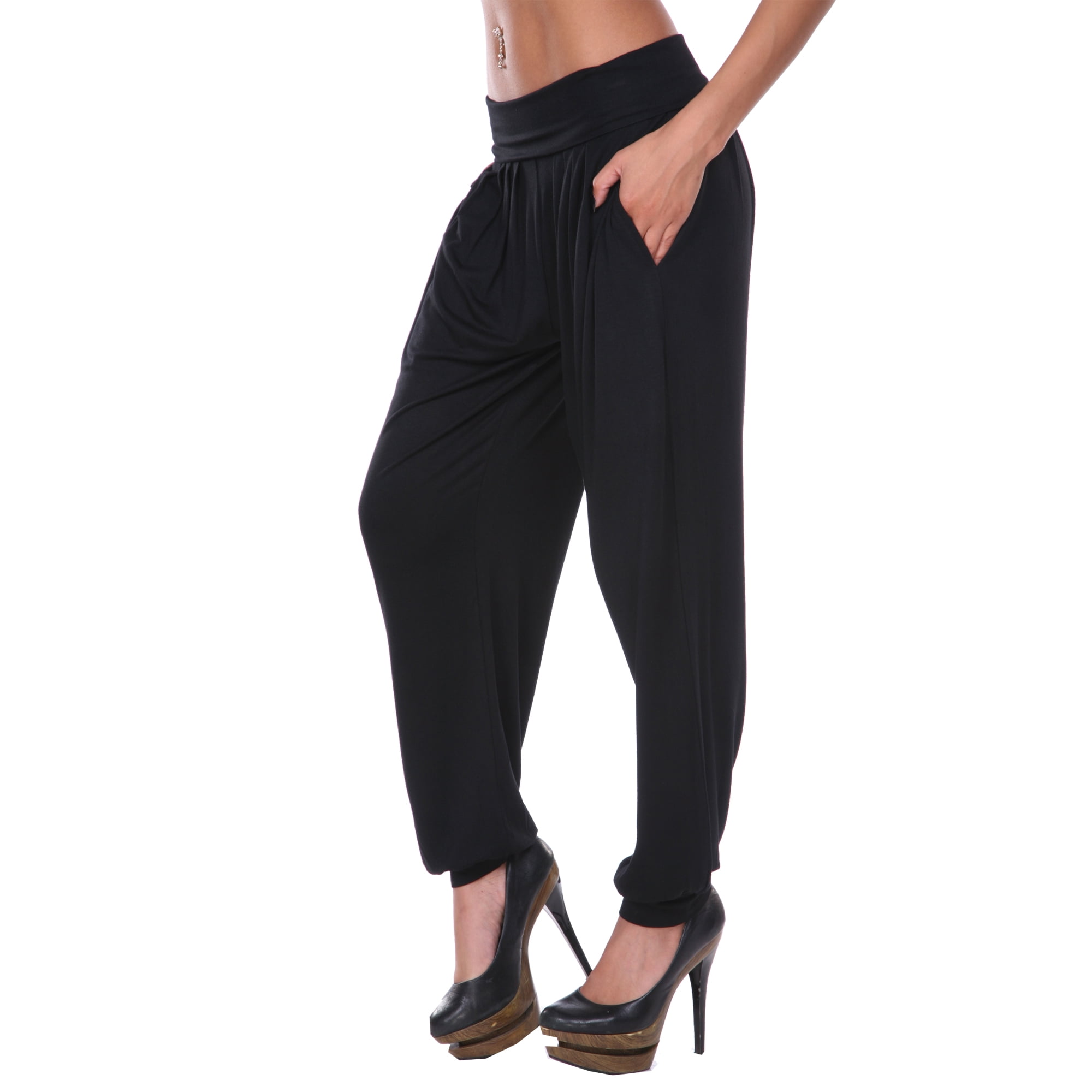 White Mark Women's Harem Pants