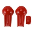 thumbnail image 1 of Cubierta decorativa del pomo de cambio Unique Bargains para Ford Mustang 2015-2023, adhesivo rojo, 1 juego de decoración para el interior de la consola, 1 of 6