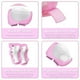 thumbnail image 3 of Rodilleras para Niños, Juego de Coderas, Equipo de Protección para Niños Pequeños, Rodilleras para Niñas y Niños con Muñequeras Rosa, 3 of 6