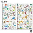 thumbnail image 3 of Drawing Roll 3m Kids Coloring Roll Painting Rolls Drawing Graffiti Kids Roll Drawing Children P1c5, 3 of 8
