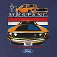 thumbnail image 6 of Wild Bobby Mustang Powered by Ford Performance Cars and Trucks Women Tri-Blend Racerback Tank Top, Vintage Navy, Medium, 6 of 6