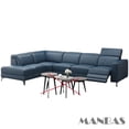 thumbnail image 1 of Linlamlim Relaxing Italian Genuine Leather Recliner Sofa Set with Electric Recliner Chairs Living Room Couch Sectional Sofa Sets My Lux Decor Round, 1 of 8