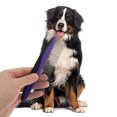 thumbnail image 2 of Unique Bargains 1 Pc Durable Straight Row Pet Grooming Brush for Pet 7.2"x1.85" Black Purple, 2 of 6