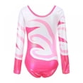 thumbnail image 5 of Gymnastics Leotards for Girls Sparkly Dance Unitards Biketards Pink Activewear for Girls 5-12Years, 5 of 9