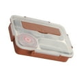 thumbnail image 3 of Lunch Box Stainless Steel Leak-Proof Food Case Heat Food Case Insulation Meal Storage Container, Brown, L, 3 of 8