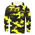 thumbnail image 3 of ibiyuan Mens 2 Piece Outfits Autumn Winter Casual Outfits Long Sleeve Hooded Sweatshirt and Jogger Pants Sweatsuit Set Matching Sets,Yellow, 3 of 4