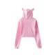 thumbnail image 2 of Sudadera Recortada con Orejas de Gato de Apoyo de BTS Surrounding, 2 of 3