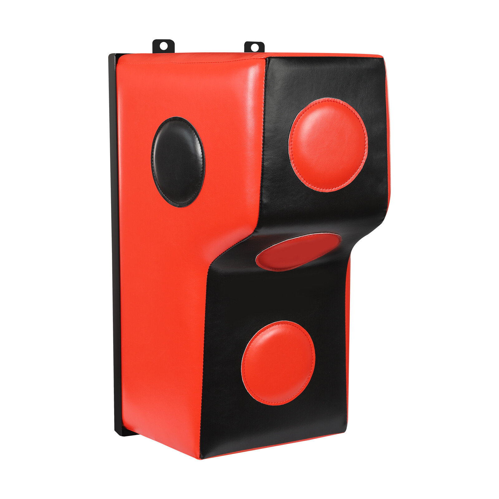 Red Wall Mount Punching Bag - Space-Saving Boxing Training Equipment for Hooks, Uppercuts, Straight Combinations - Uppercut Training Punching Target - 880lbs Bear Force