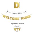 thumbnail image 4 of Inkdotpot Welcome HomePre Strung Bunting Housewarming Metallic Gold Photo Props Home Party Sign Wall Dcor Banner Flags, 4 of 5
