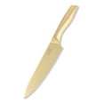 thumbnail image 6 of Thyme & Table 15-Piece Knife Block Set with Built-in Sharpener, Champagne Finish, 6 of 14