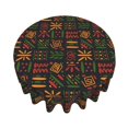 thumbnail image 3 of ZICANCN Round Table Cloths 60 Inch, Ethnic Aztec Lines Table Cover Waterproof Washable Outdoor Picnic Tablecloth, 3 of 8