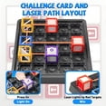 thumbnail image 4 of Juego de Lógica Laberinto Láser STEM con 60 Desafíos para Niños de 8 a 13 Años, 4 of 7